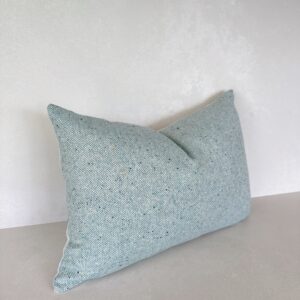 Aqua Textured Fleck Midi Cushion