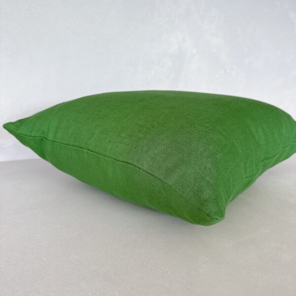 Green Linen Cushion