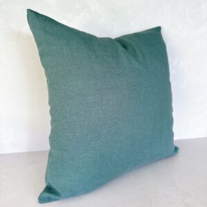 Turquoise Linen Cushion 55cm