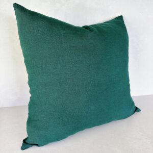 Teal Linen Cushion 55cm